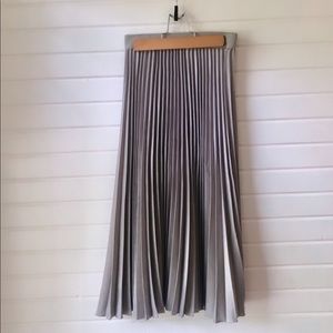 Pleated Grey Skirt